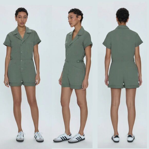 NWT Pistola Parker field suit short romper colonel Evereve - Picture 1 of 16